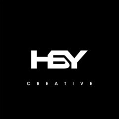 HBY Letter Initial Logo Design Template Vector Illustration