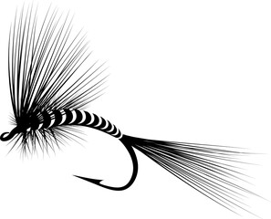 dry fly silhouette