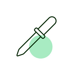 Dropper vector icon. Medical sign