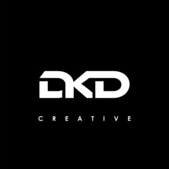 DKD Letter Initial Logo Design Template Vector Illustration