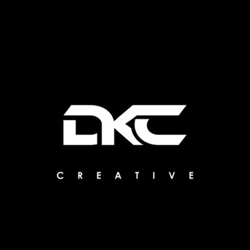 DKC Letter Initial Logo Design Template Vector Illustration