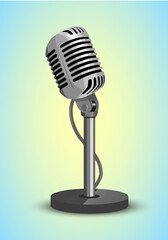 Vocal microphone vector
