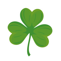 clover with three leafs nature icon vector illustration design