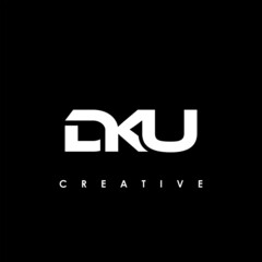 DKU Letter Initial Logo Design Template Vector Illustration