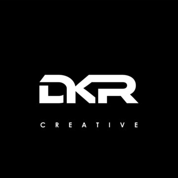 DKR Letter Initial Logo Design Template Vector Illustration