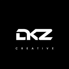 DKZ Letter Initial Logo Design Template Vector Illustration