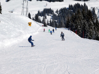 Skifahren in Saalbach Hinterglemm Leogang