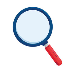 magnifying glass searching tool icon vector illustration design