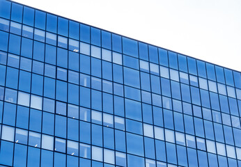 Detail of some offices and skyscrapers in Barcelona. Industrial architecture