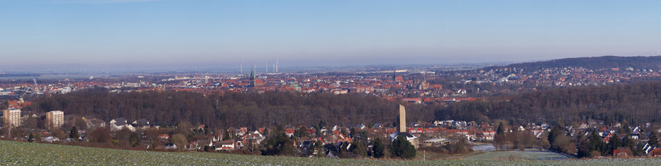Fototapeta premium Hildesheim Winter Panorama II