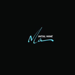 Ma white background handwritten logo