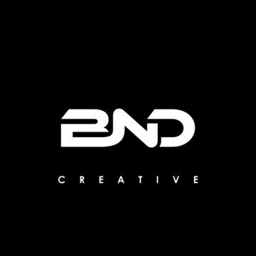 BND Letter Initial Logo Design Template Vector Illustration