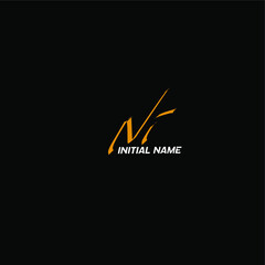 Ni white background handwritten logo
