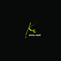 Ka white background handwritten logo