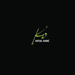 KD white background handwritten logo