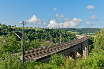 Obraz premium Altenbekener Viadukt (Bekeviadukt) in Altenbeken, Nodrhein-Westfalen