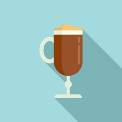 Bartender drink icon. Flat illustration of bartender drink vector icon for web design