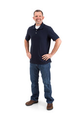 Fototapeta premium Casual Male Looking At Camera With Smile