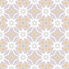 Seamless colorful ethnic pattern. Abstract geometric style background. Elegant oriental texture.