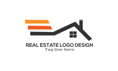 Creative Real Estate Logo Design. House Logo Design. Real Estate Vector Icon.
