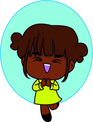 Niña feliz
