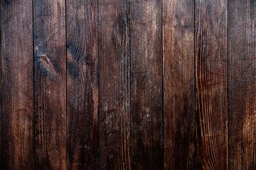 Vintage brown wood background texture. Old painted wood wall