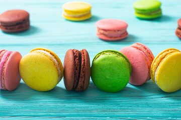 French dessert sweet macaroon