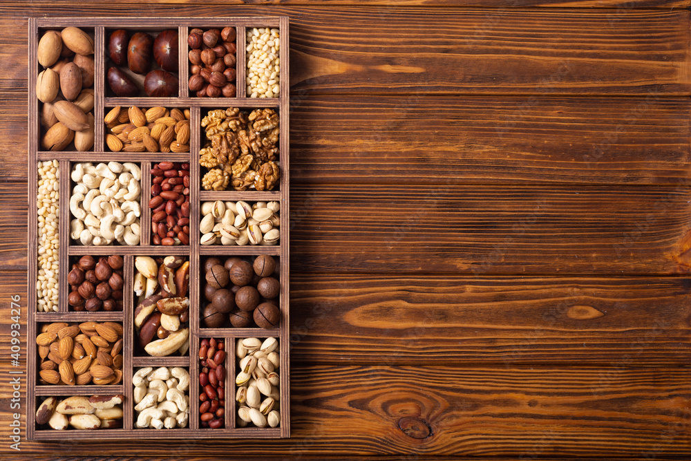 Canvas Prints mix of nuts