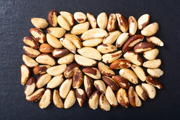 Brazilian nuts backgrond
