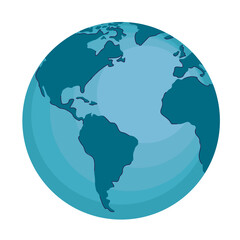 Obraz premium world planet earth ecology icon vector illustration design