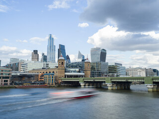 River Thames and City of London, UK