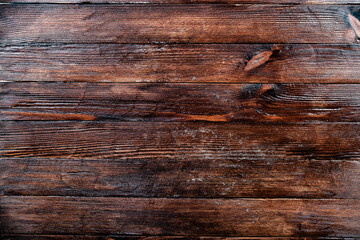 Vintage brown wood background texture. Old painted wood wall