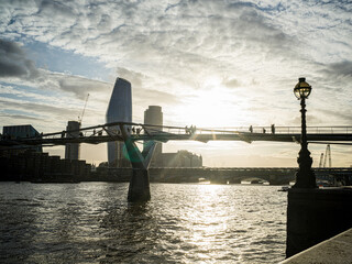 Millennium Bridge, London UK