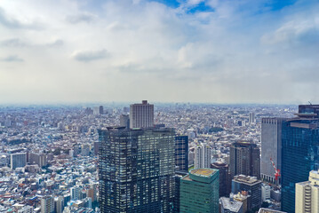 Cityscape of Tokyo city, japan.