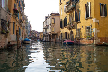 Fototapeta na wymiar Vista en Venecia
