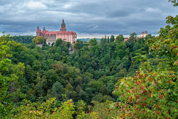 Książ Castle, Wałbrzych district in the Lower Silesian Voivodeship, Poland