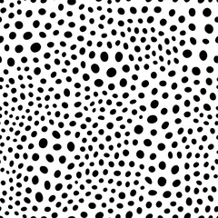 Abstract black and white background. Seamless pattern with animals print for wallpaper, web page, textures, card, postcard, faric, textile. Ornament of stylized skin. Decorative vector illustration.