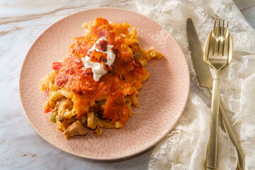 Tuscan Chicken Mac Cheese