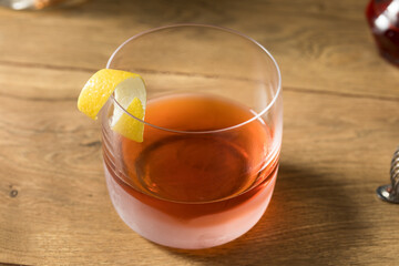 Making a Boozy Rye Sazerac Cocktail