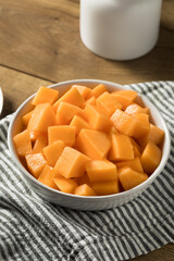 Homemade Raw Organic Cantaloupe