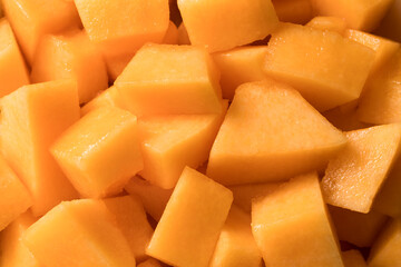 Homemade Raw Organic Cantaloupe