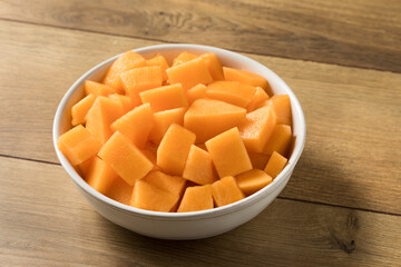 Homemade Raw Organic Cantaloupe
