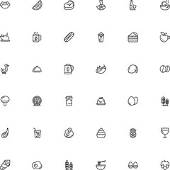 icon vector icon set such as: future, berry, conchiglie, biscuit, bbq, yum, lemon, grill, platter, steak, eggcup, drawing, appliance, pannacotta, sketch, cover, energy, dumpling, emblem, stand