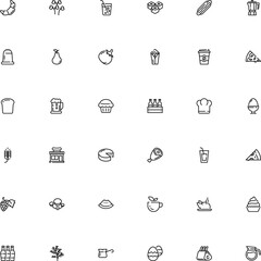 icon vector icon set such as: take, sale, store, colored, unusual, kebab, soft, kettle, cooker, disposable, vine, storefront, rye, online, spike, froth, japanese, happy, hole, away, plastic, april