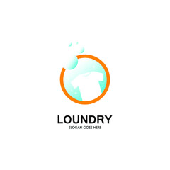 Laundry logo .Modern template. for Symbols, Design Concepts, Creative Symbols, Icons. vector illustration