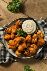 Homemade Spicy Buffalo Cauliflower Wings