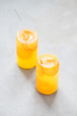 glass of orange juice