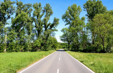 road in the countryside