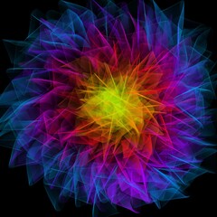 Blume abstrakt