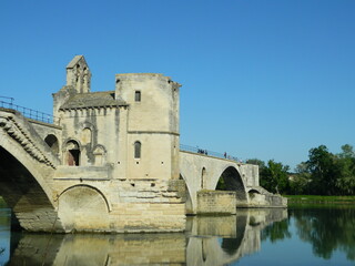 bridge over the river Авиньон